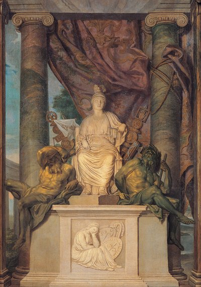 Tapestry with the Goddess Roma by San Michele Manufacture